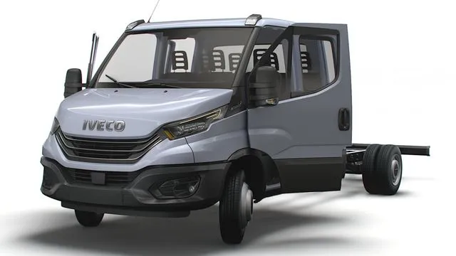 PBR Game 3D Models – Iveco Daily Crew Cab L5 Chassis 2023