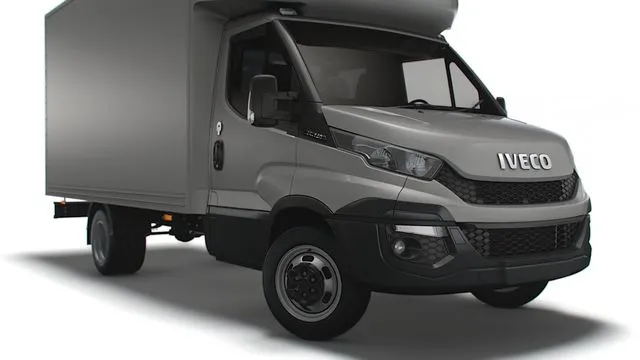 PBR Game 3D Models – Iveco Daily Luton Box 2014