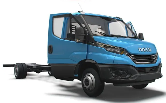 PBR Game 3D Models – Iveco Daily Single Cab HQ Interior L7 Chassis 2023