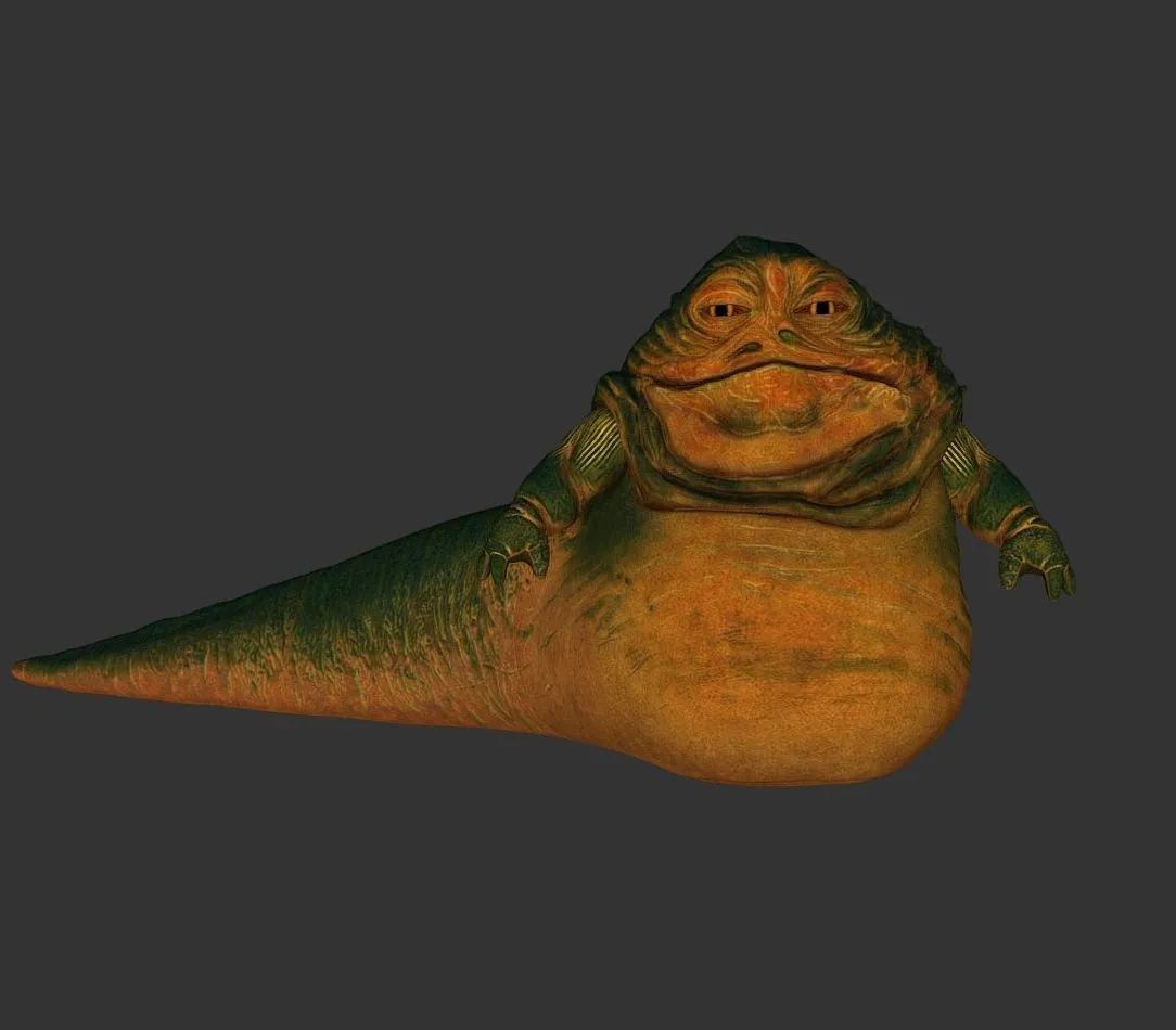 PBR Game 3D Models – Jabba The Hutt