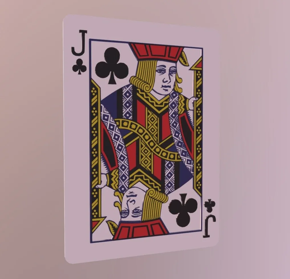 PBR Game 3D Models – Jack Of Clubs
