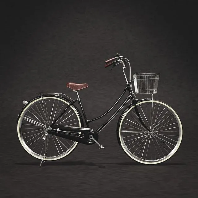 PBR Game 3D Models – Japanese Vintage Bicycle