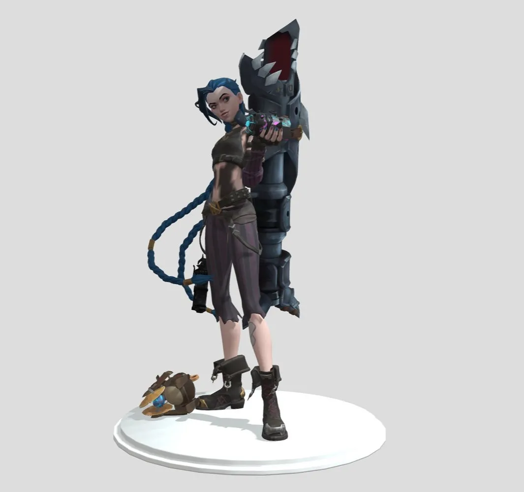 PBR Game 3D Models – JINX FINAL PRINT