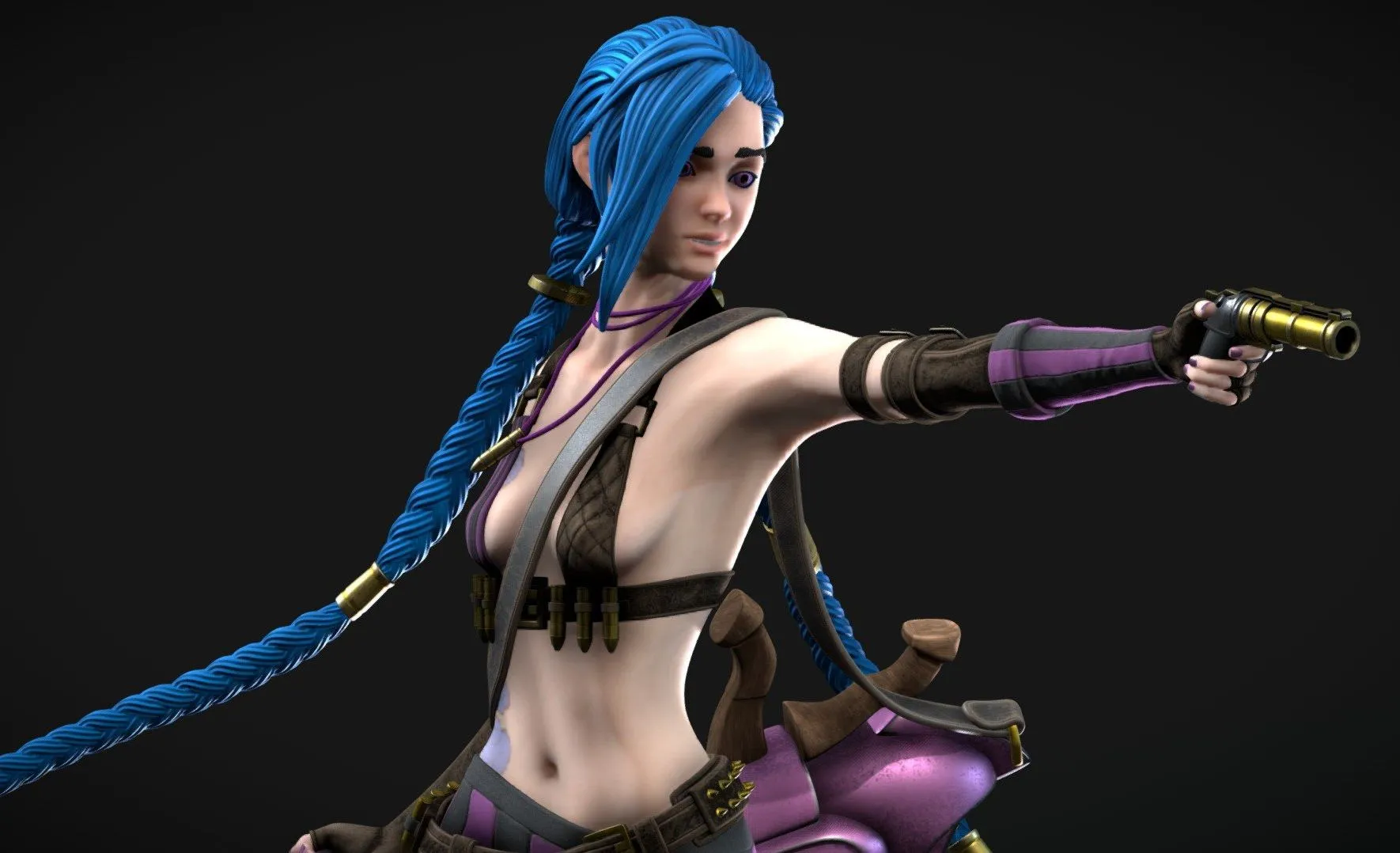 PBR Game 3D Models – Jinx