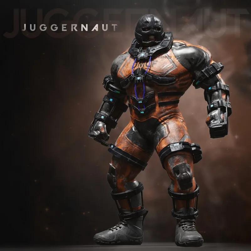 PBR Game 3D Models – Juggernaut Fan art