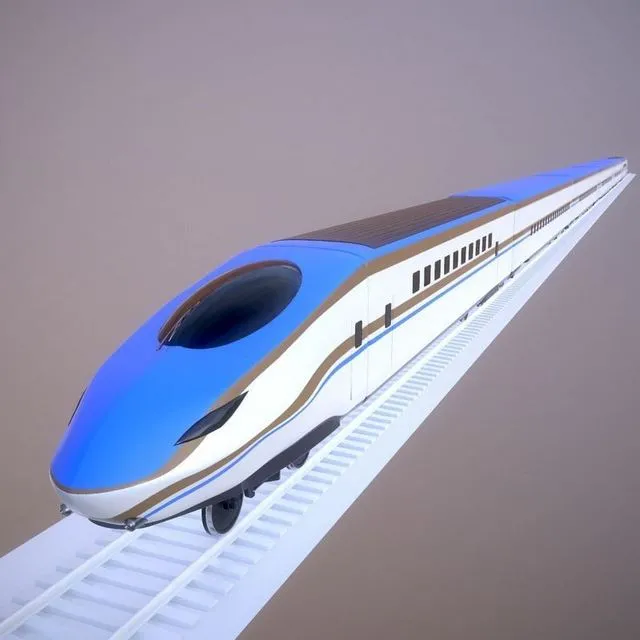 PBR Game 3D Models – Kawasaki Series E7W7 Train