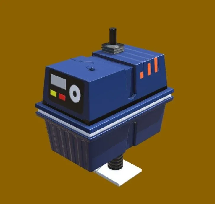 PBR Game 3D Models – Kenner Star Wars Figure Power Droid