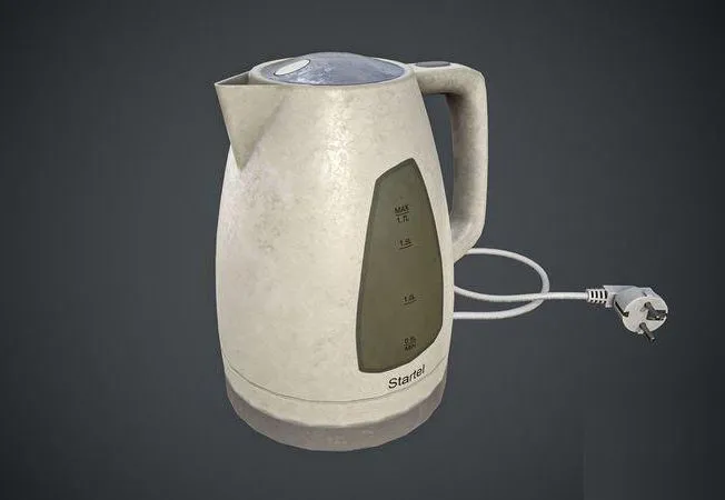 PBR Game 3D Models – Kettle Low-poly
