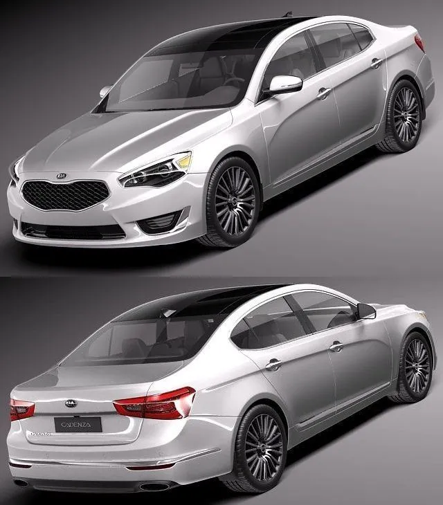 PBR Game 3D Models – Kia Cadenza 2014
