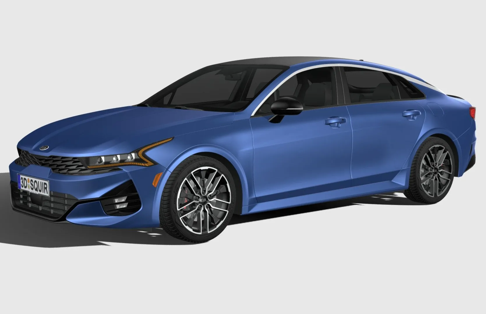 PBR Game 3D Models – Kia K5 Gt 2021