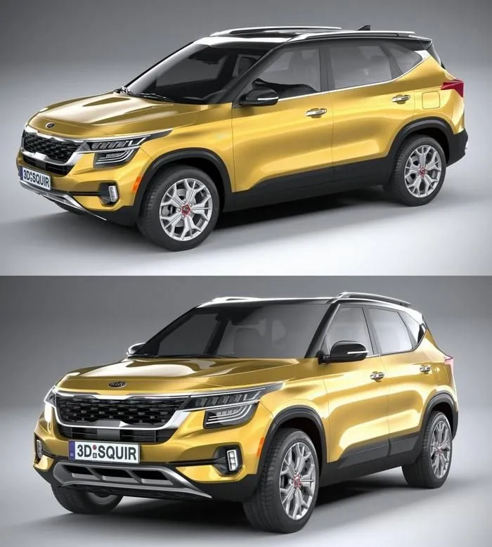 PBR Game 3D Models – Kia Seltos 2021