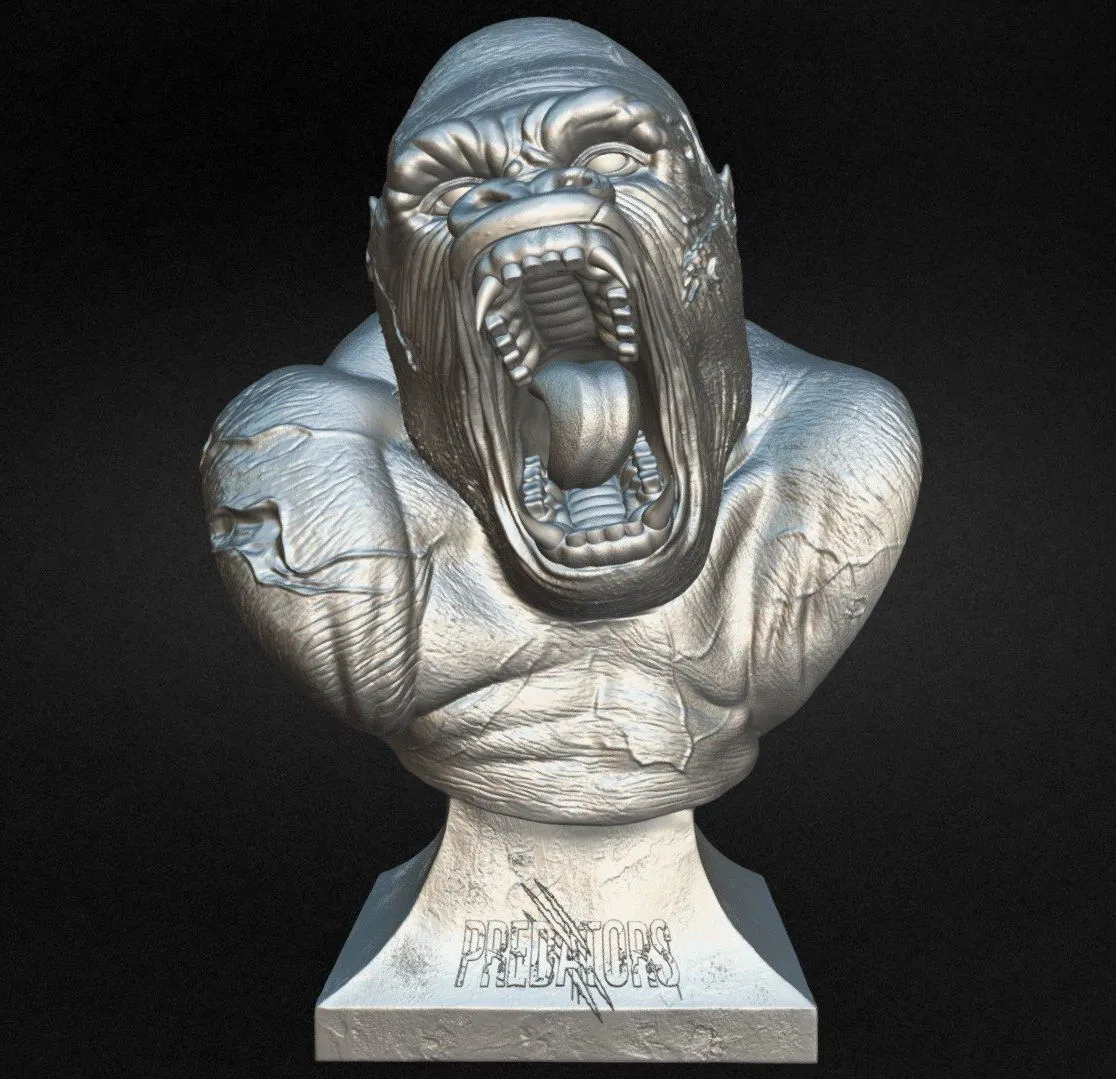 PBR Game 3D Models – King Gorilla