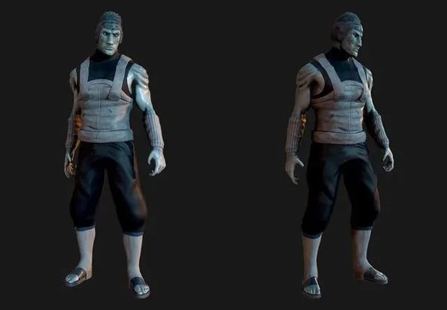 PBR Game 3D Models – Kisame ninja character