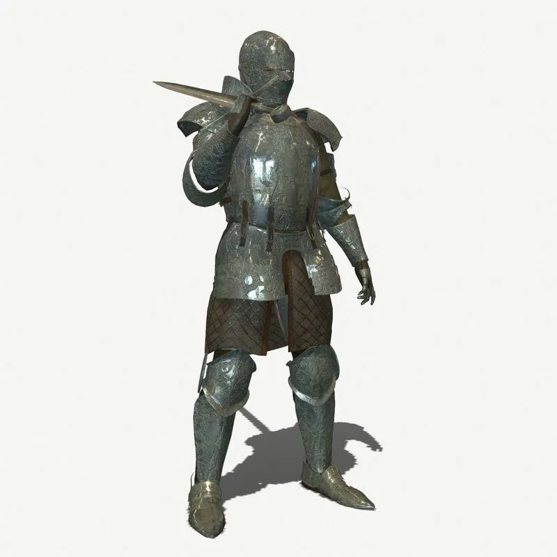 PBR Game 3D Models – Knight Plate Armour
