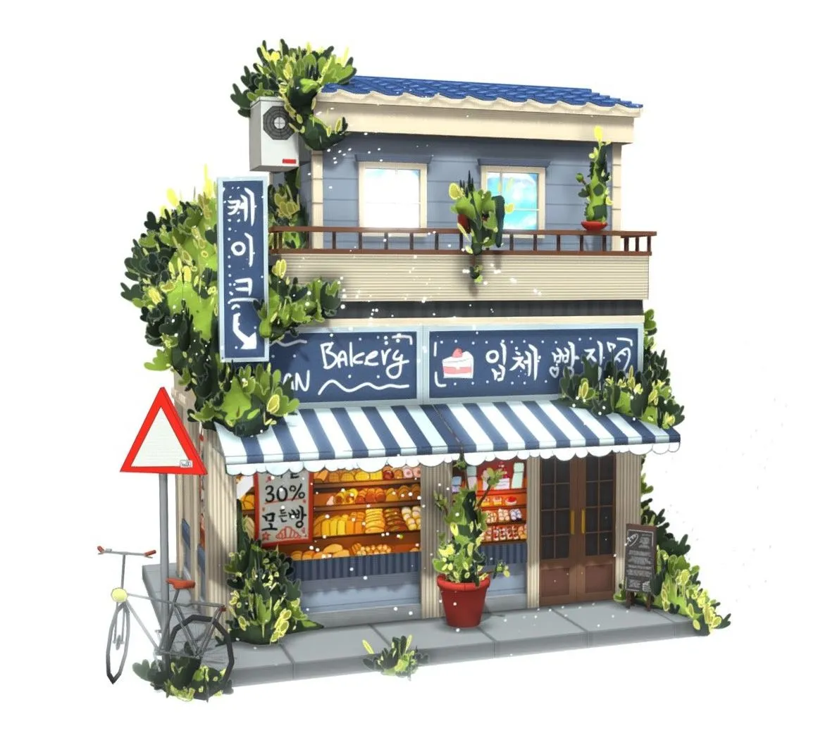 PBR Game 3D Models – Korean Bakery