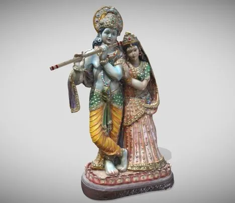 PBR Game 3D Models - Krishna And Radha