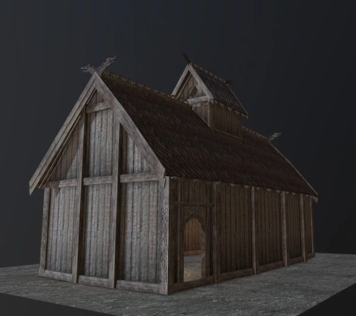 PBR Game 3D Models – Kulthus Ose Rsta