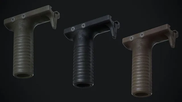PBR Game 3D Models – KWA Front Grip