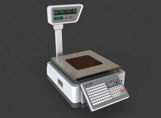PBR Game 3D Models – Label Printing Supermarket Weighing Scale