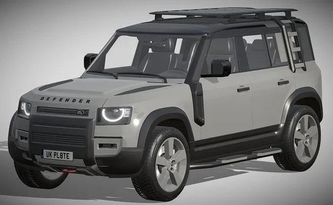 PBR Game 3D Models – Land Rover Defender EXPLORER PACK