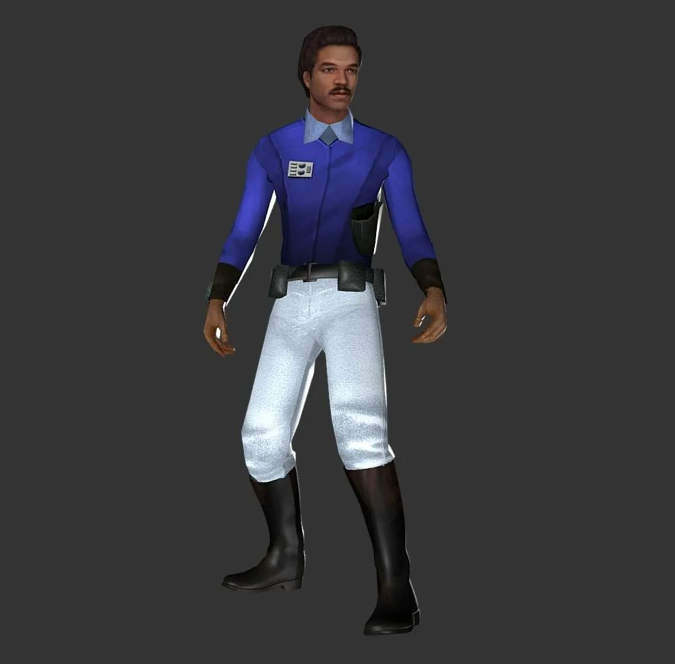 PBR Game 3D Models – Lando Calrissian