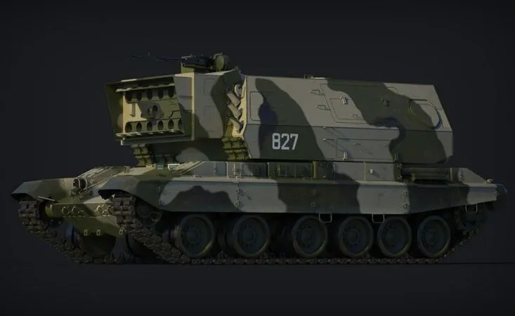 PBR Game 3D Models – Laser tank 1K17 Szhatie