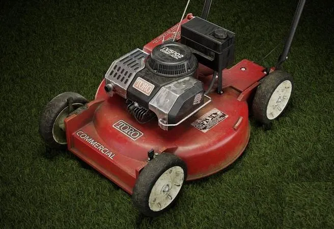 PBR Game 3D Models – Lawnmower TORO TV5002