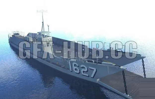 PBR Game 3D Models – LCU1600 class US Japan partnership LCU1627