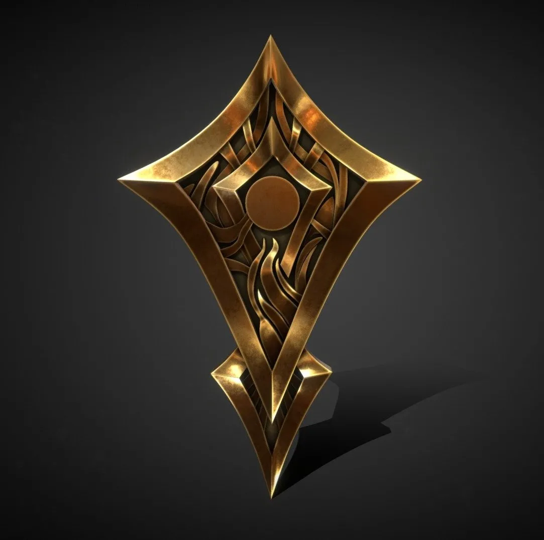 PBR Game 3D Models – League Of Legends Insignia