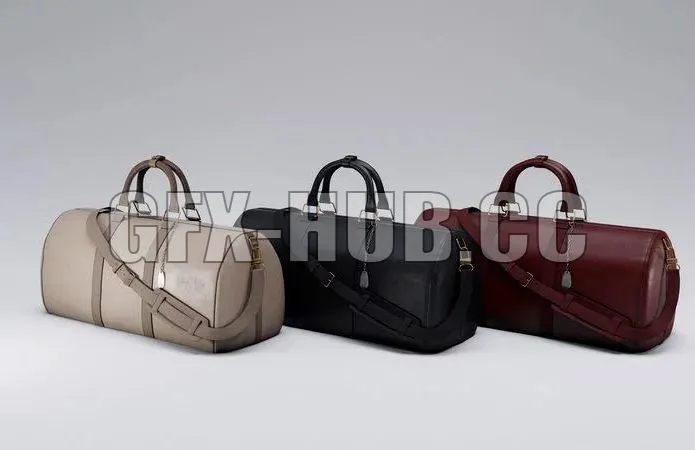 PBR Game 3D Models – Leather bag