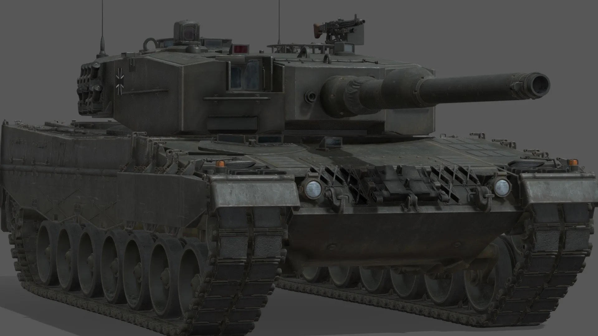 PBR Game 3D Models – Leopard2a4