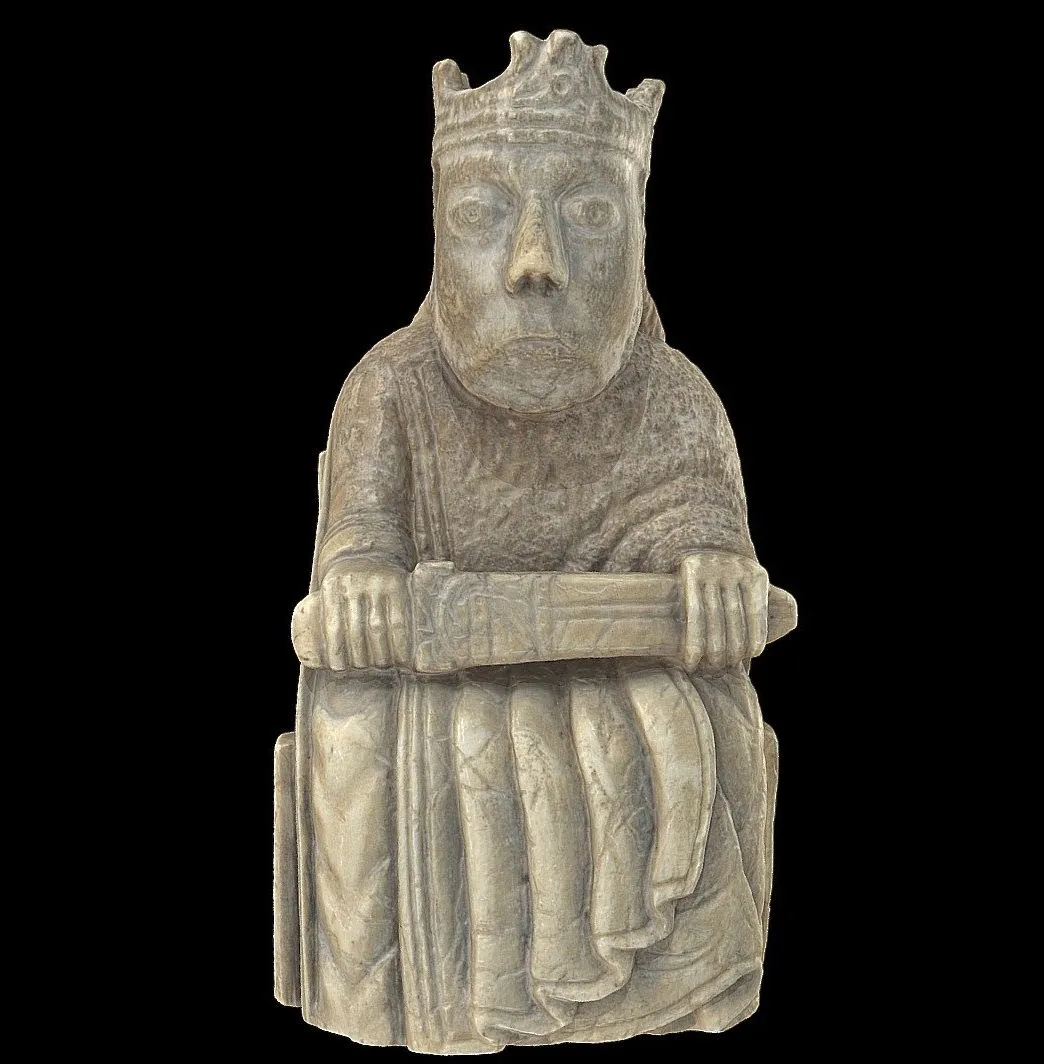 PBR Game 3D Models – Lewis Chess Piece King Hns 20