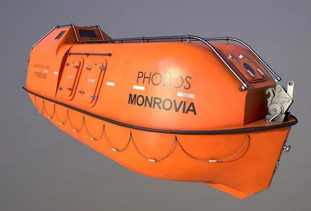 PBR Game 3D Models – Lifeboat Type JYN85