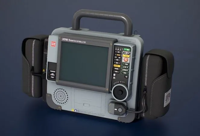 PBR Game 3D Models – LIFEPAK 15 Defibrillator