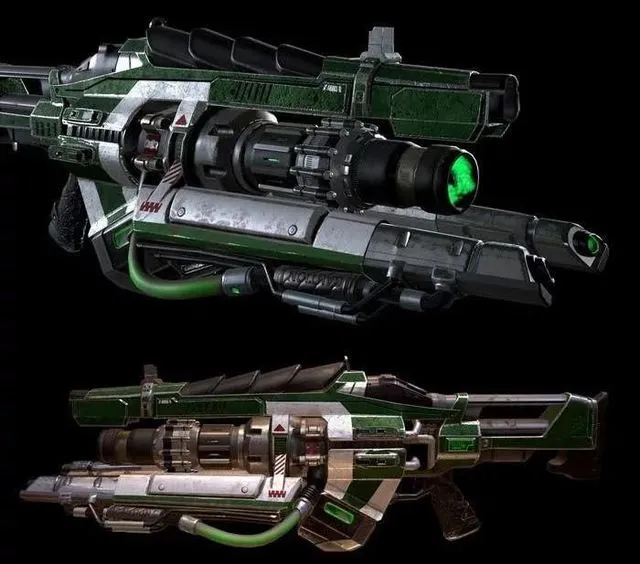 PBR Game 3D Models – Link Gun