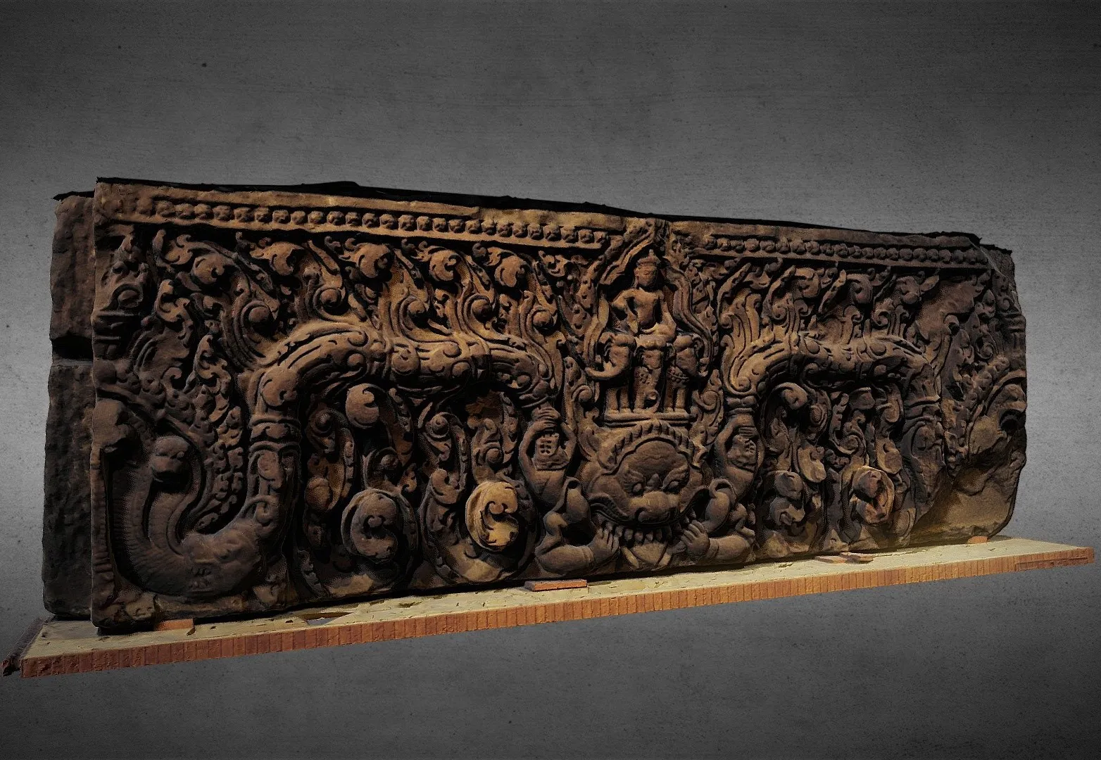 PBR Game 3D Models – Lintel Kapilapura In Angkor
