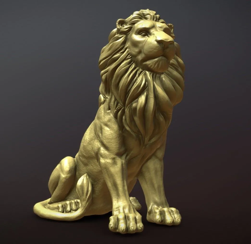 PBR Game 3D Models – Lion