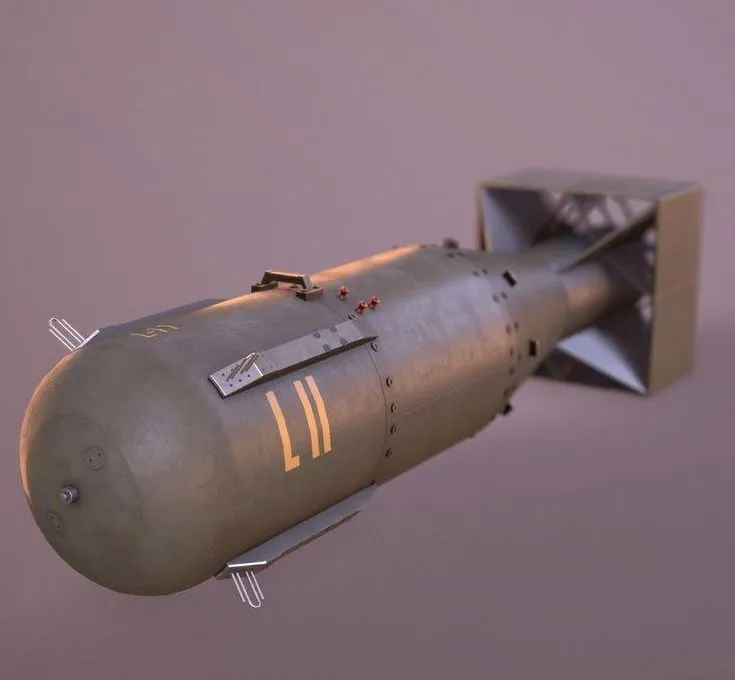 PBR Game 3D Models – Little Boy Atomic Bomb