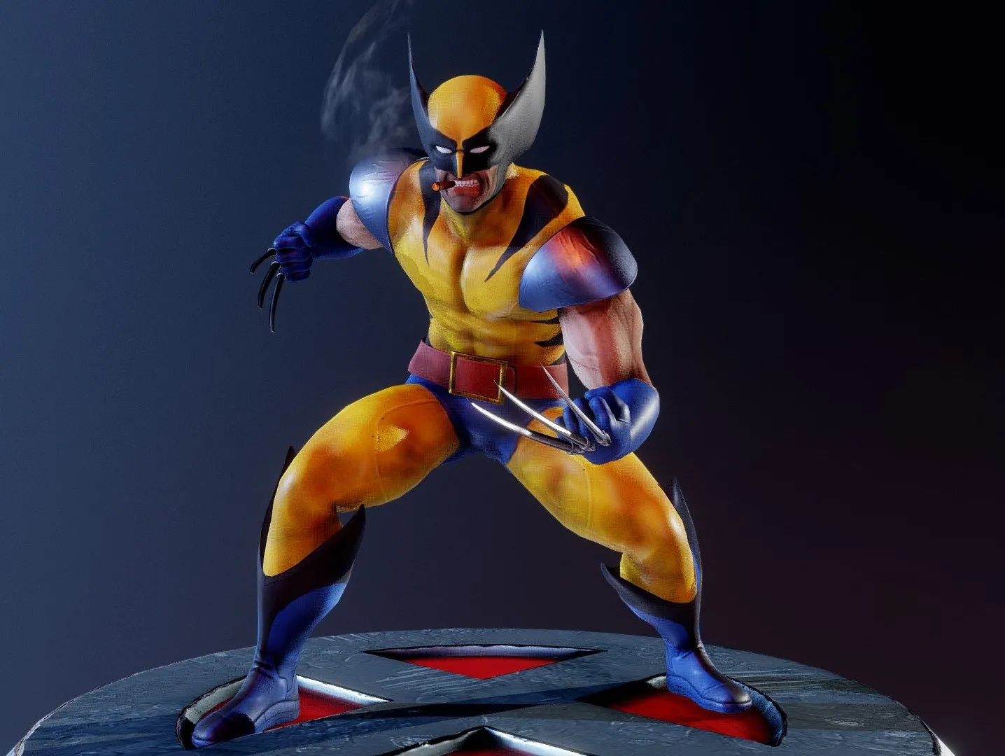 PBR Game 3D Models – Lobezno Wolverine