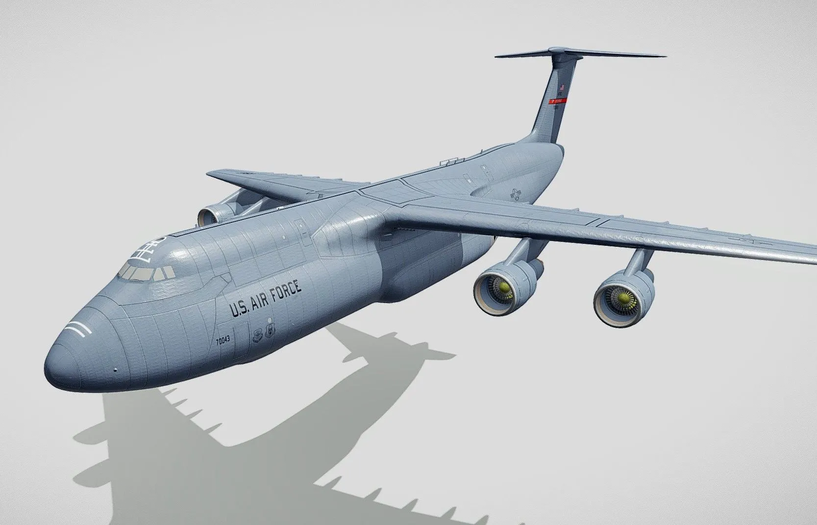 PBR Game 3D Models – Lockheed C 5 Galaxy