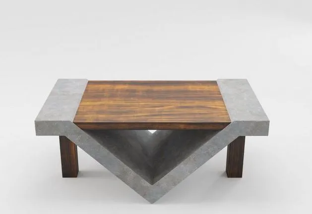 PBR Game 3D Models – Loft Beton Table