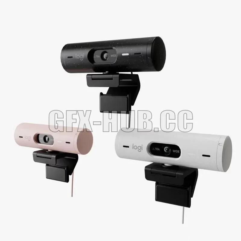 PBR Game 3D Models – Logitech Brio 505