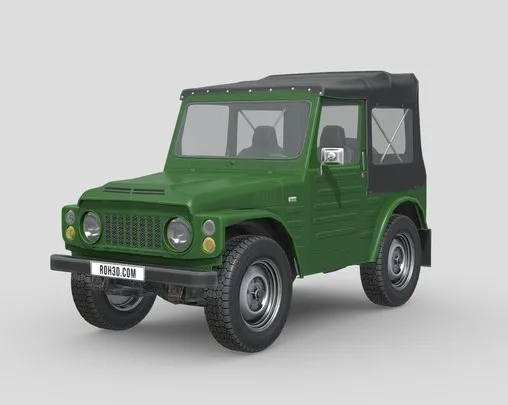 PBR Game 3D Models – Low Poly Car   Suzuki Jimny 1977