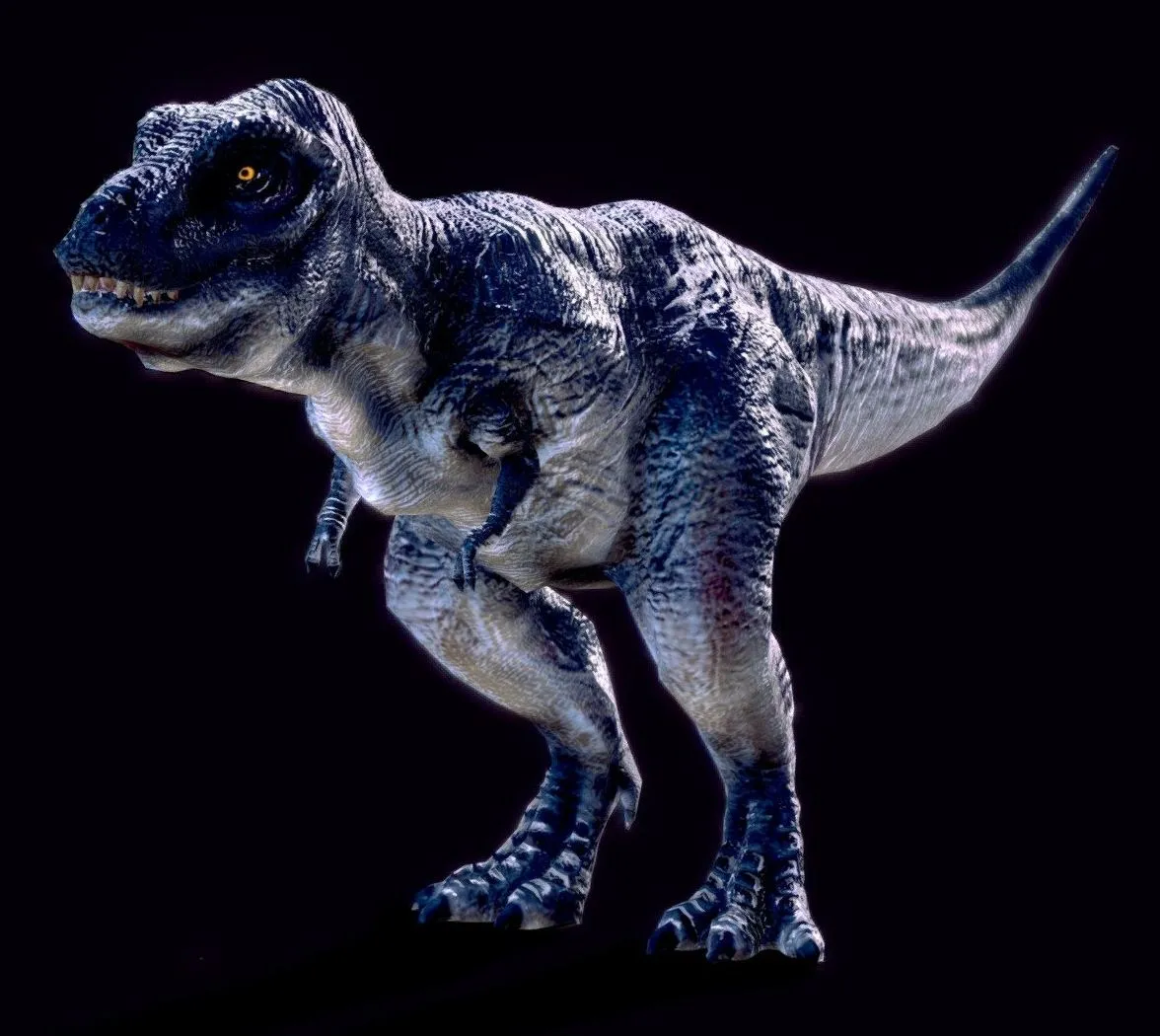 PBR Game 3D Models – Low Poly Realistic Dinosaur Tyrannosaurus Rex