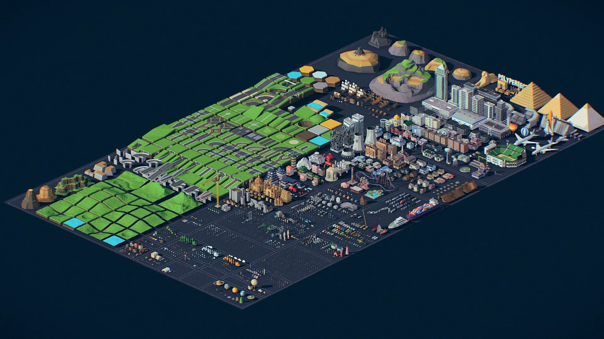 PBR Game 3D Models – Low Poly Ultimate Asset Pack (2)