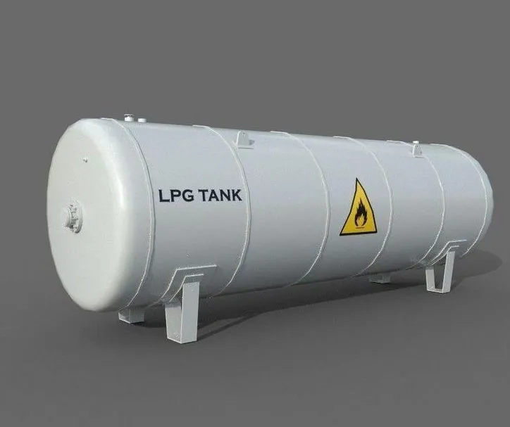 PBR Game 3D Models – Lpg Storage Tank