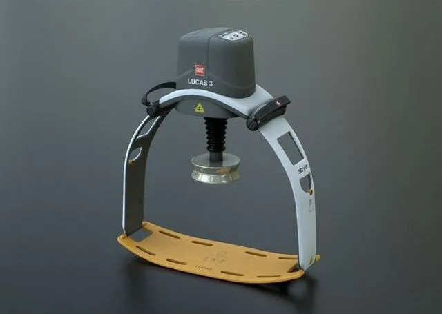 PBR Game 3D Models – Lucas 3 CPR Machine system for performing indirect cardiac massage
