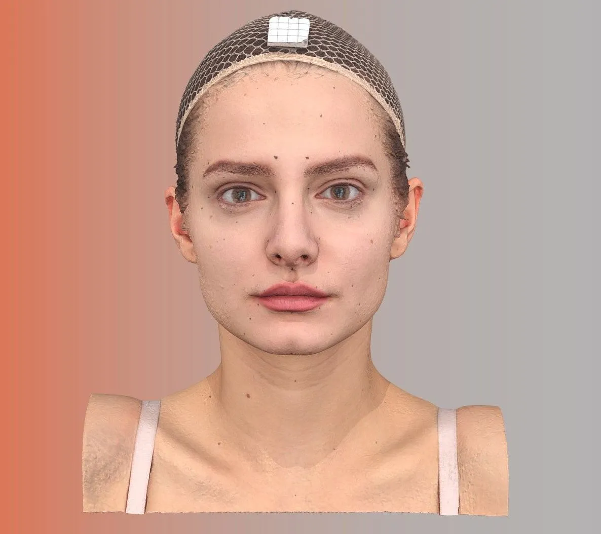 PBR Game 3D Models – Lucy Evans Raw 3D Head Scan