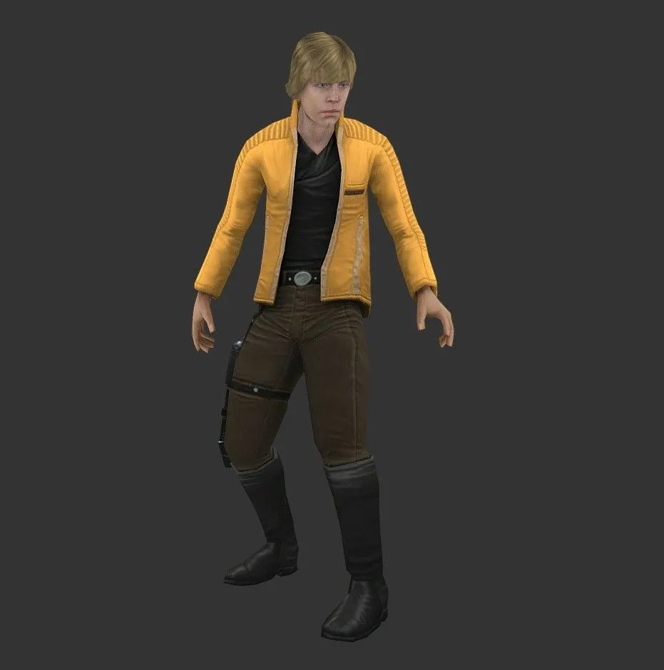 PBR Game 3D Models – Luke Skywalker