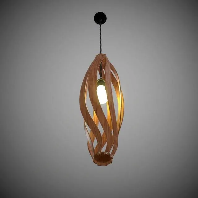 PBR Game 3D Models – Lustre With A Wooden Plafond